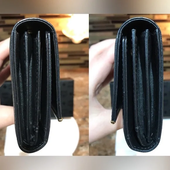 MCM Signature Leather Continental Wallet - Picture 11 of 15